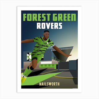 Forest Green Rovers Football Art Print