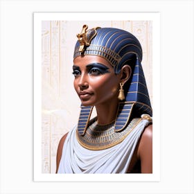 Cleopatra Portrait Artwork 1 Art Print