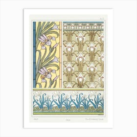 Iris From The Plant And Its Ornamental Applications (1896), Maurice Pillard Verneuil, 1 Art Print