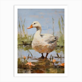 Bird Painting Coot 2 Art Print