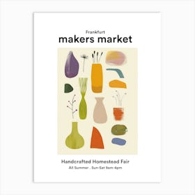 Frankfurt Handcrafted Homestead Fair Art Print