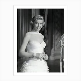 Promotional Portrait Of American Singer And Actor Doris Day Art Print