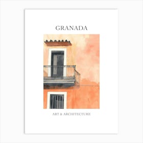 Granada Travel And Architecture Poster 3 Art Print