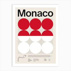 Mid Century Monaco F1 Art Print