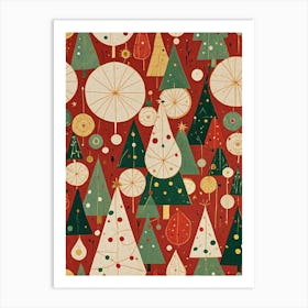 Oh Christmas Trees Art Print