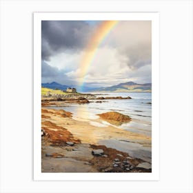 Rainbow Over Wales Art Print