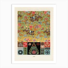 Chinese And Japanese Pattern, Albert Racine Art Print