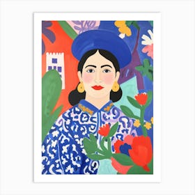 Asian Woman 10 Art Print