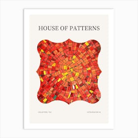 Tile Pattern Poster 43 Art Print