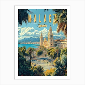 Malaga - Sun, Sea, and Spanish Charm Art Print