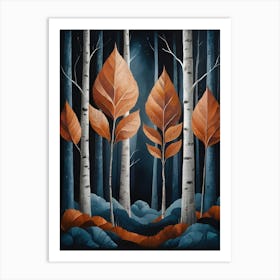 Birch Forest 1 Art Print