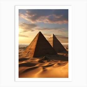 Pyramids Of Giza 1 Art Print