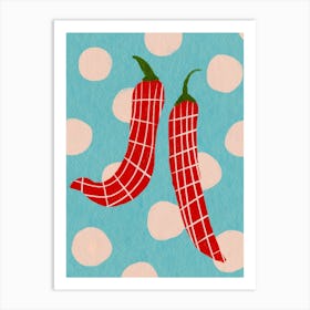 Chilli Peppers Art Print
