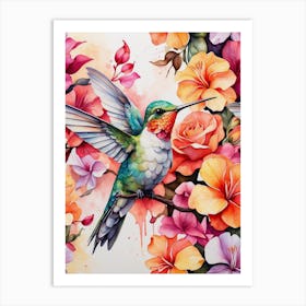 Hummingbird Art Print