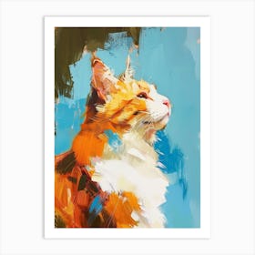 Orange Tabby Cat 18 Art Print