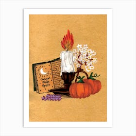 Witchy Halloween Things 1 Art Print