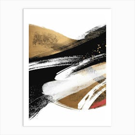 Abstract Brushstrokes 42 Art Print