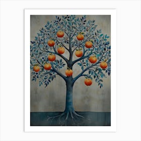 Peach Tree Art Print