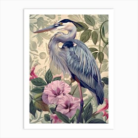 Blue Heron Art Print