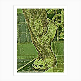 Foot In Green Art Print