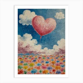 Heart Balloon 14 Art Print