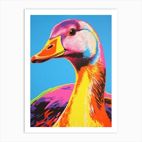 Andy Warhol Style Bird Goose 4 Art Print