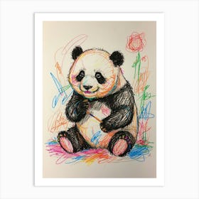 Panda Bear 12 Art Print