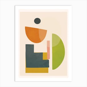 Playful Geometry 01 Art Print