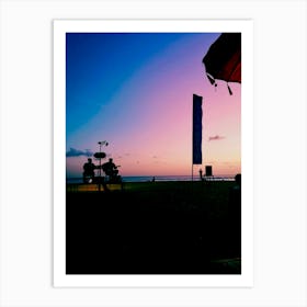 Summer Evenings At The Beach Art Print