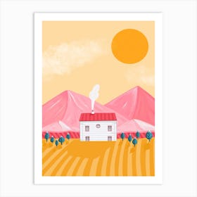 Sunshine House  Art Print