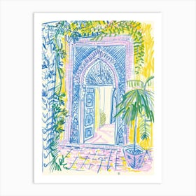 Doors And Gates Collection Alhambra, Granada 4 Art Print