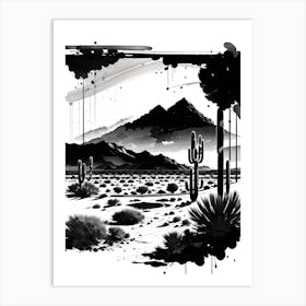 Desert Landscape 7 Art Print