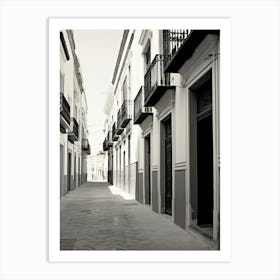 Seville, Spain, Spain, Black And White Photography 3 Art Print