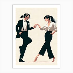 Tango Dancers 5 Art Print