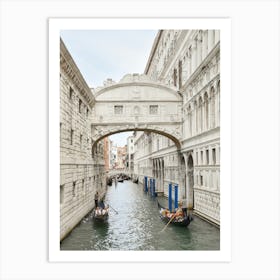Venice Canal, Italy Art Print