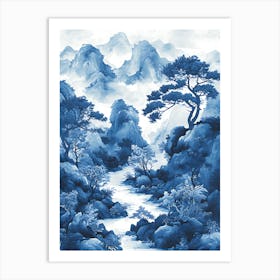 Fantastic Chinese Landscape 12 Art Print