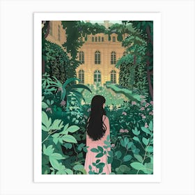 In The Garden Park Of The Palace Of Versailles France 3 Art Print