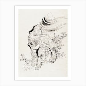 Japanese Tiger, Katsushika Hokusai Art Print