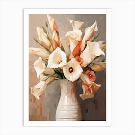 Foxglove Flower Still Life Painting 4 Dreamy Art Print