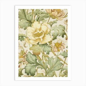 Floral Wallpaper 69 Art Print