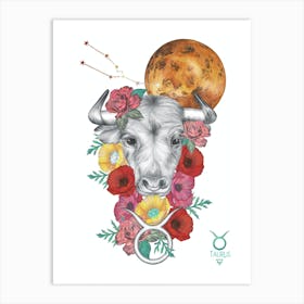 Taurus Bull Art Print