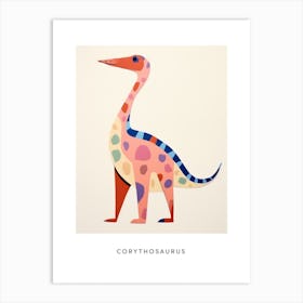 Nursery Dinosaur Art Corythosaurus Poster Art Print