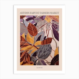 Fall Botanicals Leaves 2 Poster Art Print