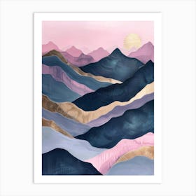 Mountains In The Sky 5 Art Print