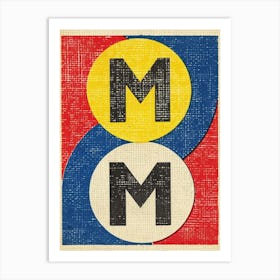 M & M'S Art Print