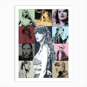 Taylor Swift Pop Art 1 Affiche