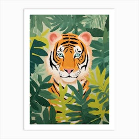 Tiger In The Jungle 17 Art Print