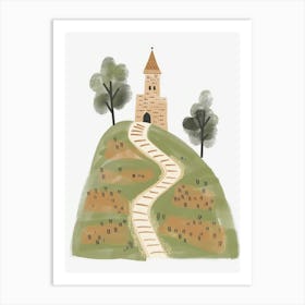 Castle On The Hill Art Print