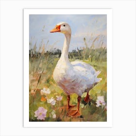 Bird Painting Goose 2 Art Print