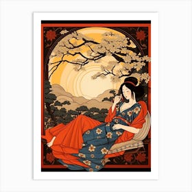 Tomamu Resort, Japan Vintage Travel Art 3 Art Print